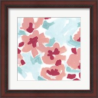 Framed 'Cherry Blossom Pop I' border=