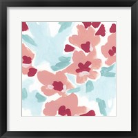 Framed 'Cherry Blossom Pop II' border=