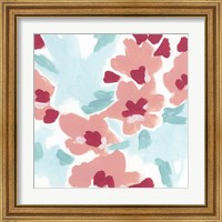 Framed 'Cherry Blossom Pop II' border=