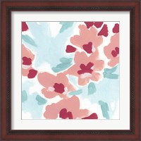 Framed 'Cherry Blossom Pop II' border=