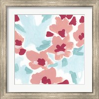 Framed 'Cherry Blossom Pop II' border=