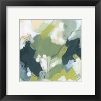 Framed 'Emerald Storm IV' border=