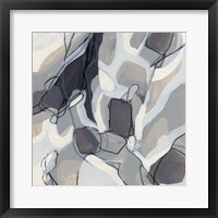 Graphite Swirl III Framed Print