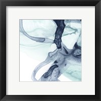 Framed 'Blue Cavern VI' border=