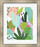 Framed 'Party Plants III' border=