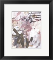 Framed 'Whispering Dawn IV' border=