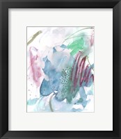 Framed 'Magenta Wave Form III' border=