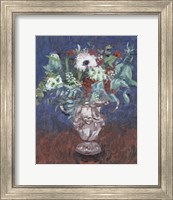 Framed 'Night Bouquet II' border=