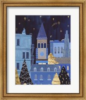 Framed 'Holiday Night II' border=