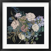 Framed 'Violet Bouquet I' border=