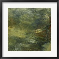 Encaustic Tile in Multi IV Framed Print