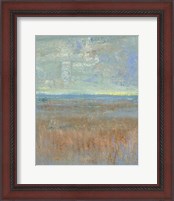 Framed 'Evening Marsh I' border=