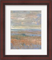 Framed 'Evening Marsh II' border=