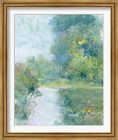 Framed 'Tranquil Stream II' border=