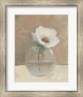 Framed 'Glass Globe Still Life I' border=