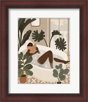 Framed 'Home Spa I' border=