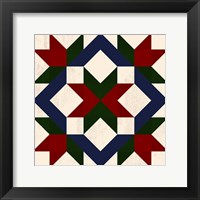 Framed Christmas Barn Quilt I