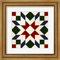 Framed 'Christmas Barn Quilt II' border=