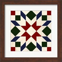 Framed 'Christmas Barn Quilt II' border=