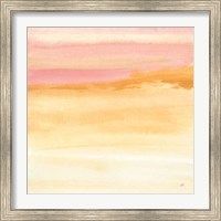 Framed 'Turmeric and Sand II' border=