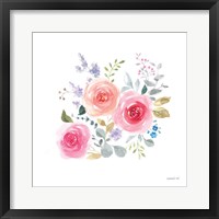 Lush Roses IV Framed Print