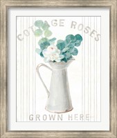 Framed 'Floursack Home IV Cottage' border=