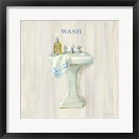 Farmhouse Sink Wash Framed Print