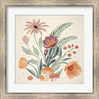 Framed 'Cottage Botanical III' border=