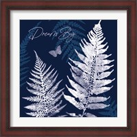 Framed 'Dark True Blue VI' border=