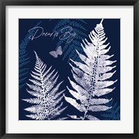 Dark True Blue VI Framed Print