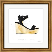 Framed 'Beach Glam VII' border=