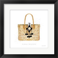 Framed 'Beach Glam IV' border=