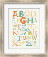 Framed Funky Letters Bright