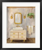 Attic Bathroom I Crop Framed Print