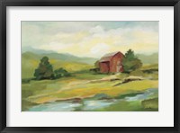 Framed Springtime Farm