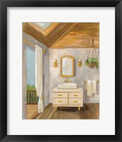 Framed 'Attic Bathroom I' border=