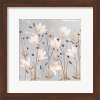 Framed 'Soft Nature Cream III' border=