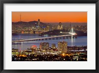 Framed Bay Bridge from Berkeley