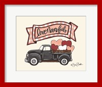 Framed Love Never Fails Truck