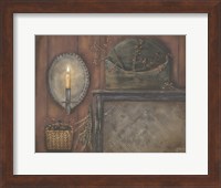 Framed Tin Sconce