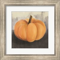 Framed Orange Rustic Pumpkin
