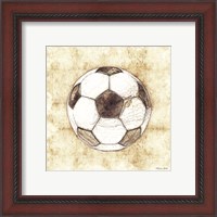 Framed 'Soccer Sketch' border=