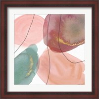 Framed 'Petal Passion XII' border=