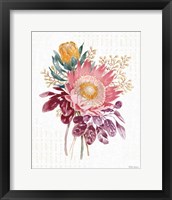 Framed 'Petal Passion VI' border=