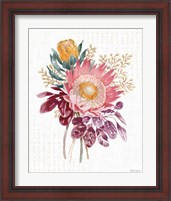 Framed 'Petal Passion VI' border=