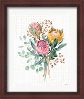 Framed 'Petal Passion VII' border=