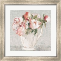 Framed 'Cottage Bouquet III Light' border=