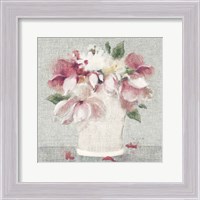 Framed Cottage Bouquet II Light