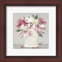 Framed 'Cottage Bouquet II Light' border=