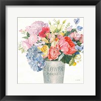 Framed 'Boho Bouquet XVII' border=